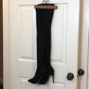 Dominique thigh high boots
